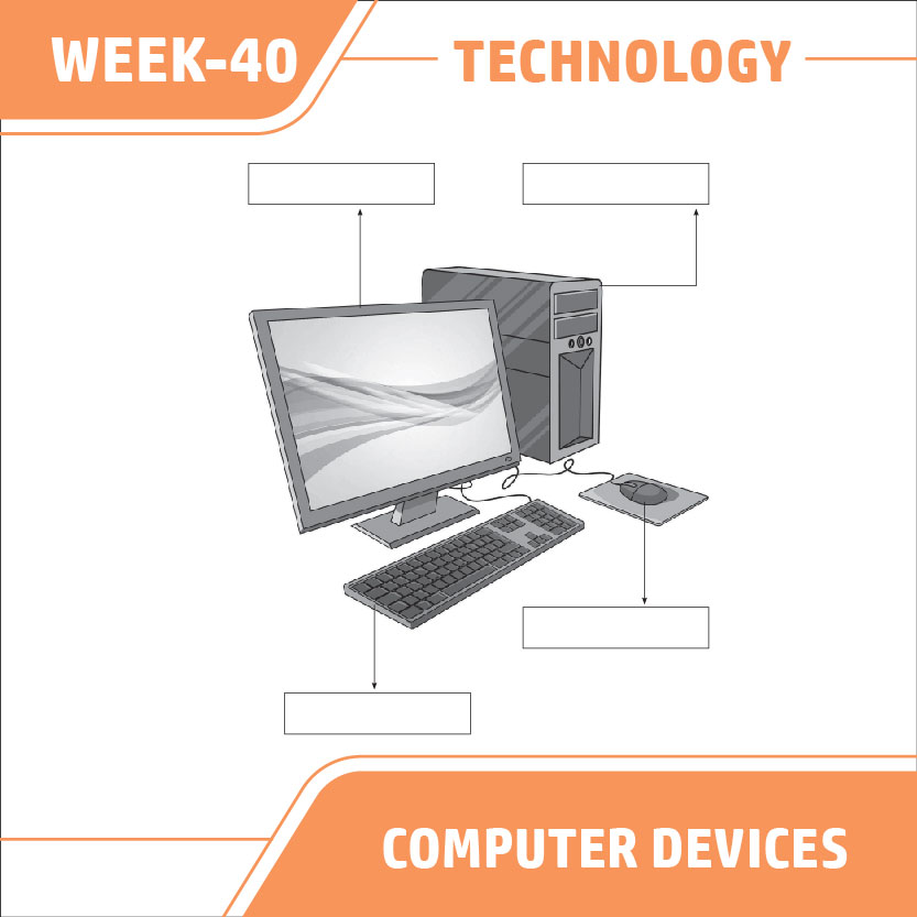 Printable Computer Devices Worksheets For Class 1 | HP PLC