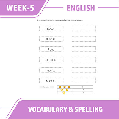 Printable English Worksheets For Class 2 | HP PLC